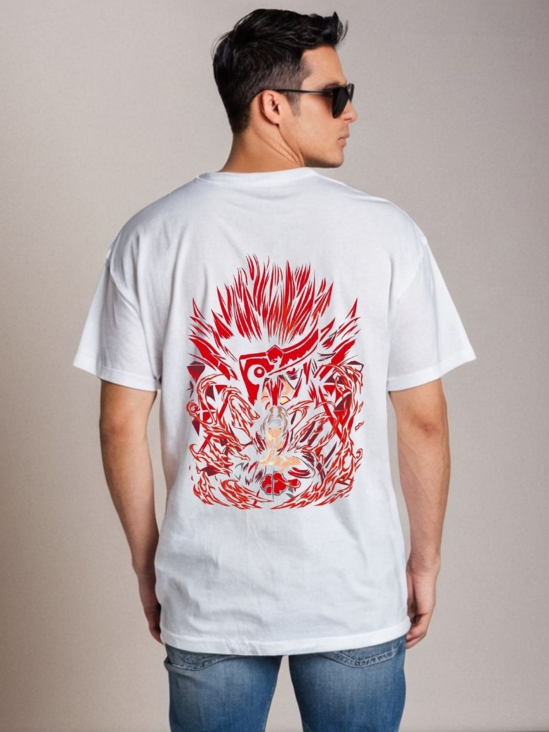 

Be Crazy Men Printed T-shirt, White