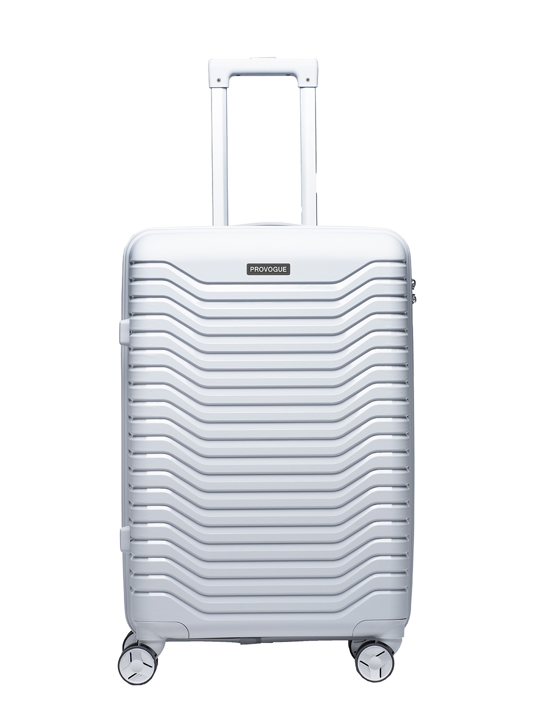

Provogue Hard-Sided Medium Trolley Suitcase, Off white