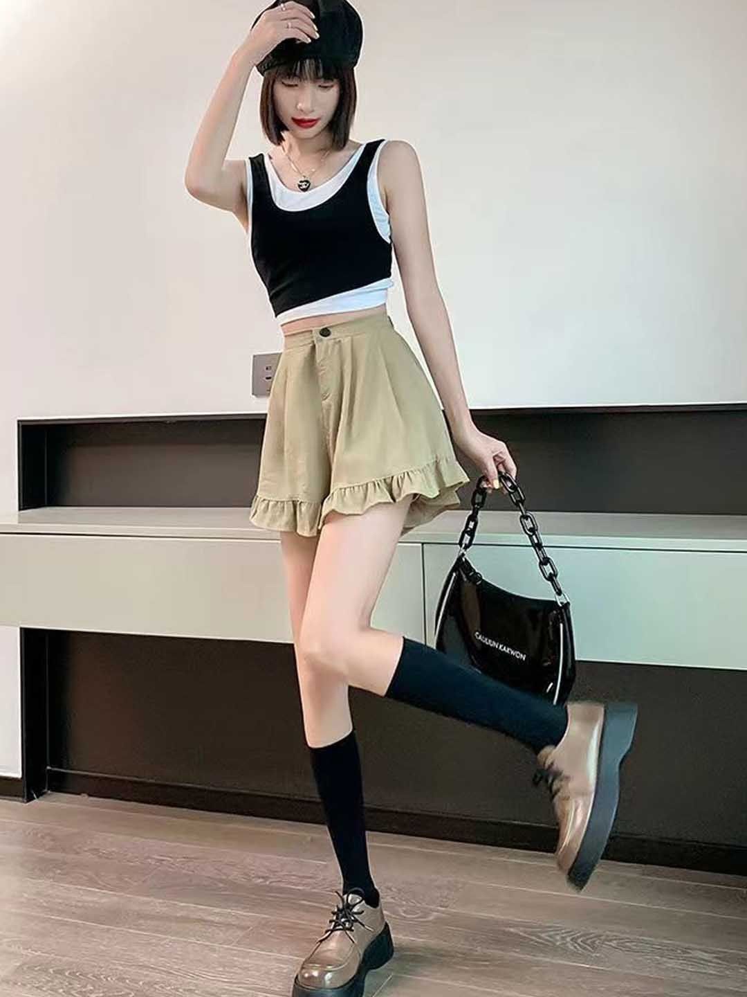 

StyleCast Women Shorts, Khaki