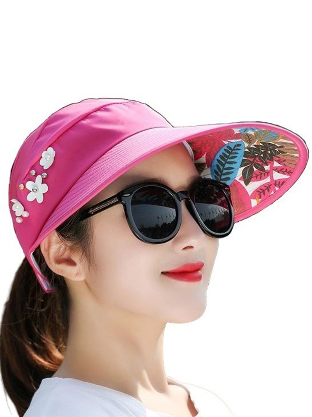 

Alexvyan Women Visor Cap, Pink