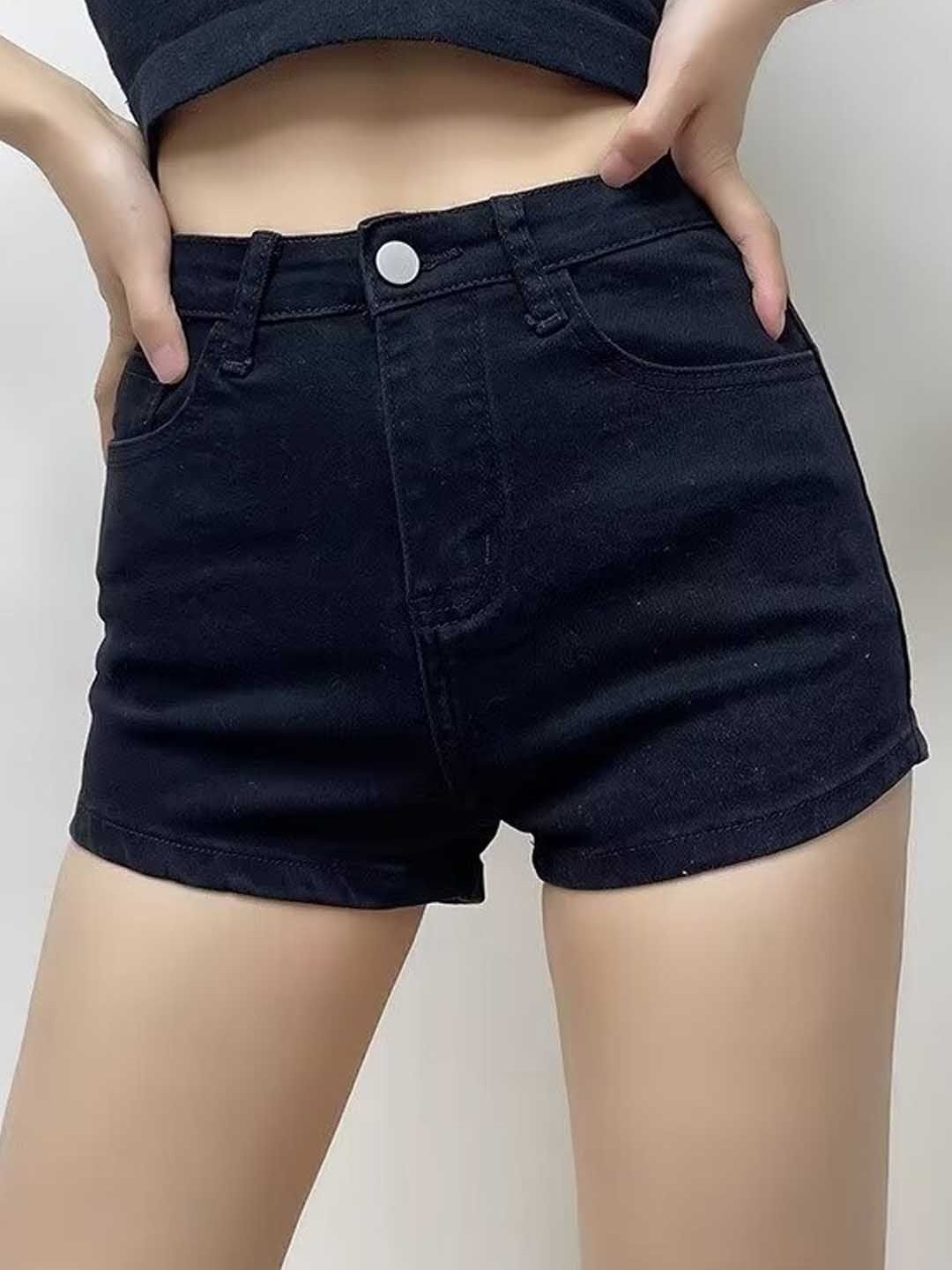 

StyleCast Women Denim Shorts, Black