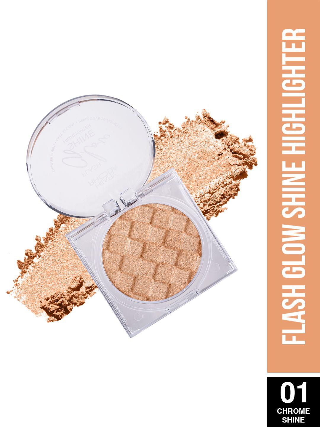

Hilary Rhoda Flash Glow 3D Reflective Shine Highlighter 7 g - Chrome Shine 01, Gold