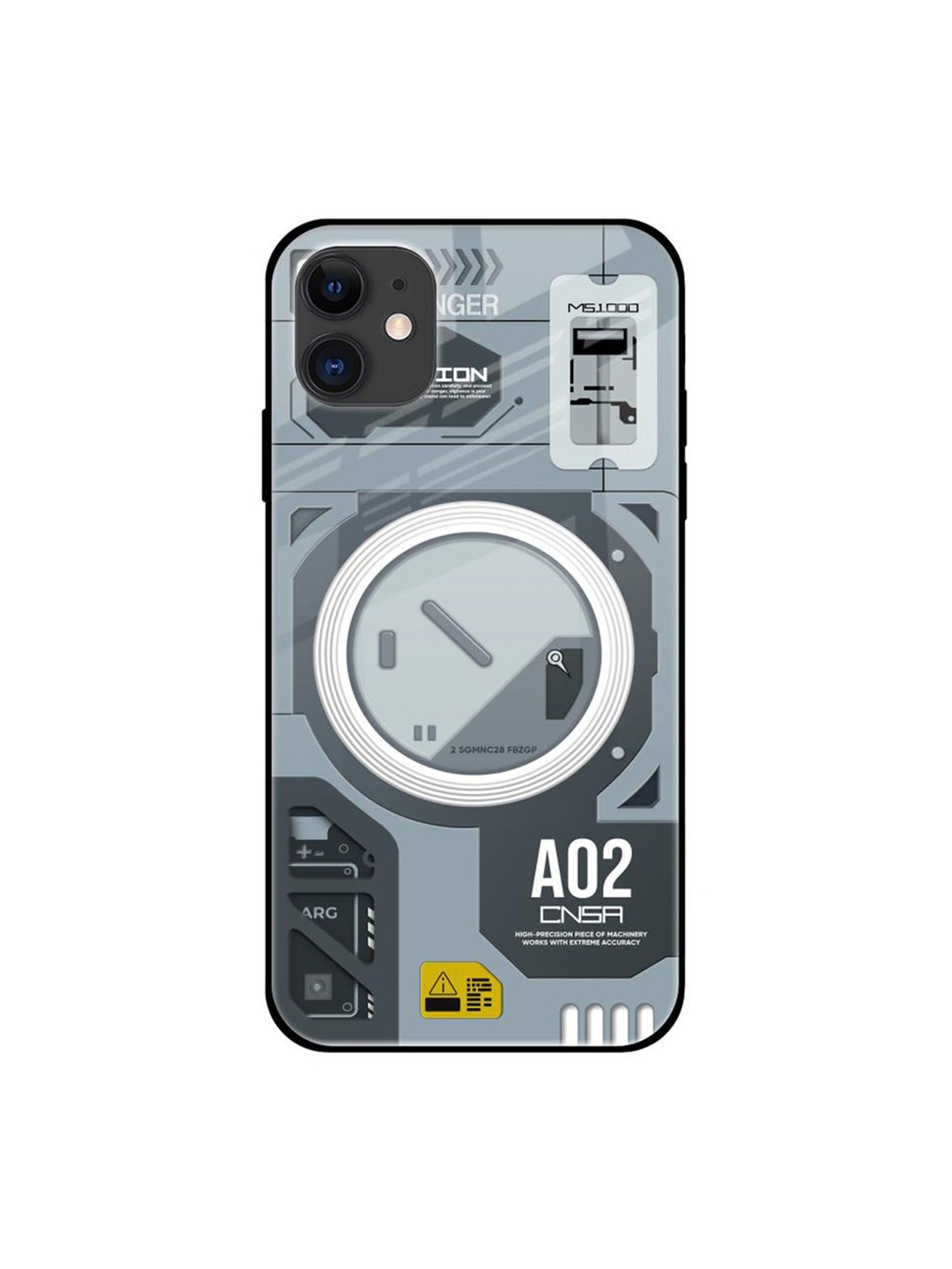 

QRIOH Typography Printed iPhone 12 Back Case Mobile Accessories, Blue