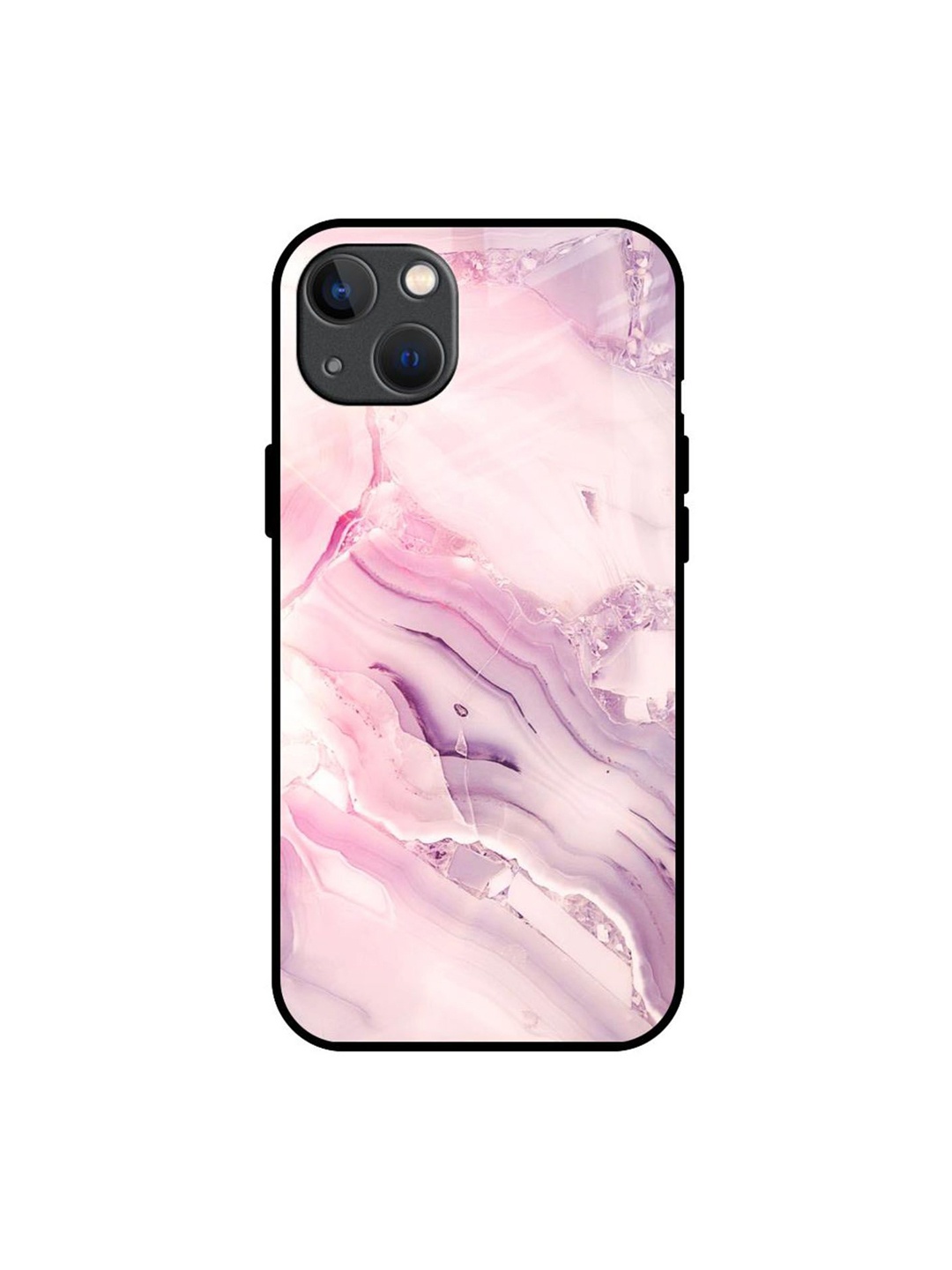 

QRIOH Diamond Pink Gradient Printed iPhone 13 Back Case