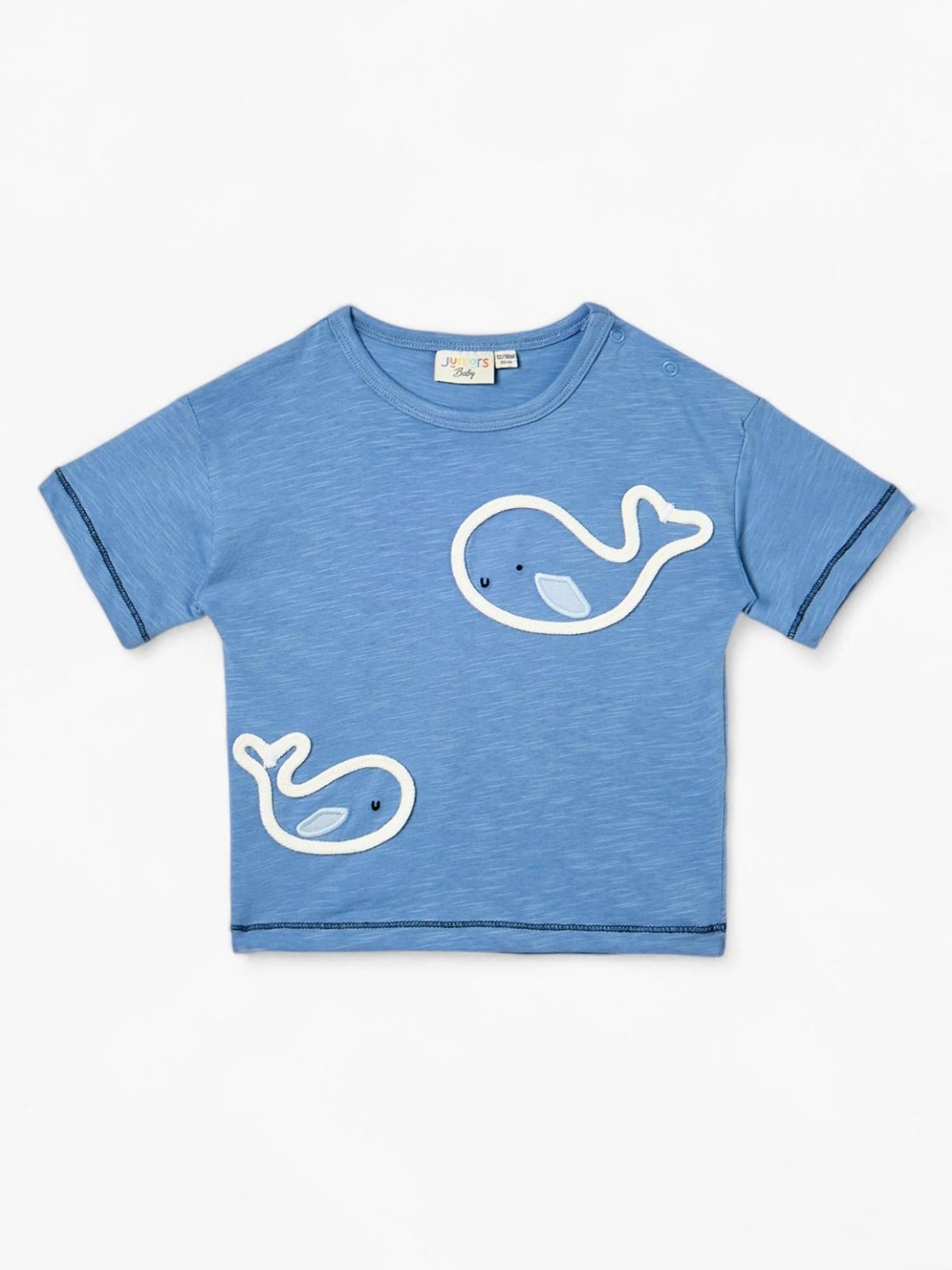 

Juniors by Babyshop Boys Graphic Printed Round Neck Cotton T-shirt, Blue