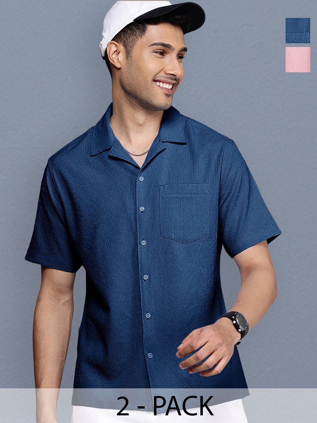 

Moda Rapido Men Standard Opaque Casual Shirt, Multi