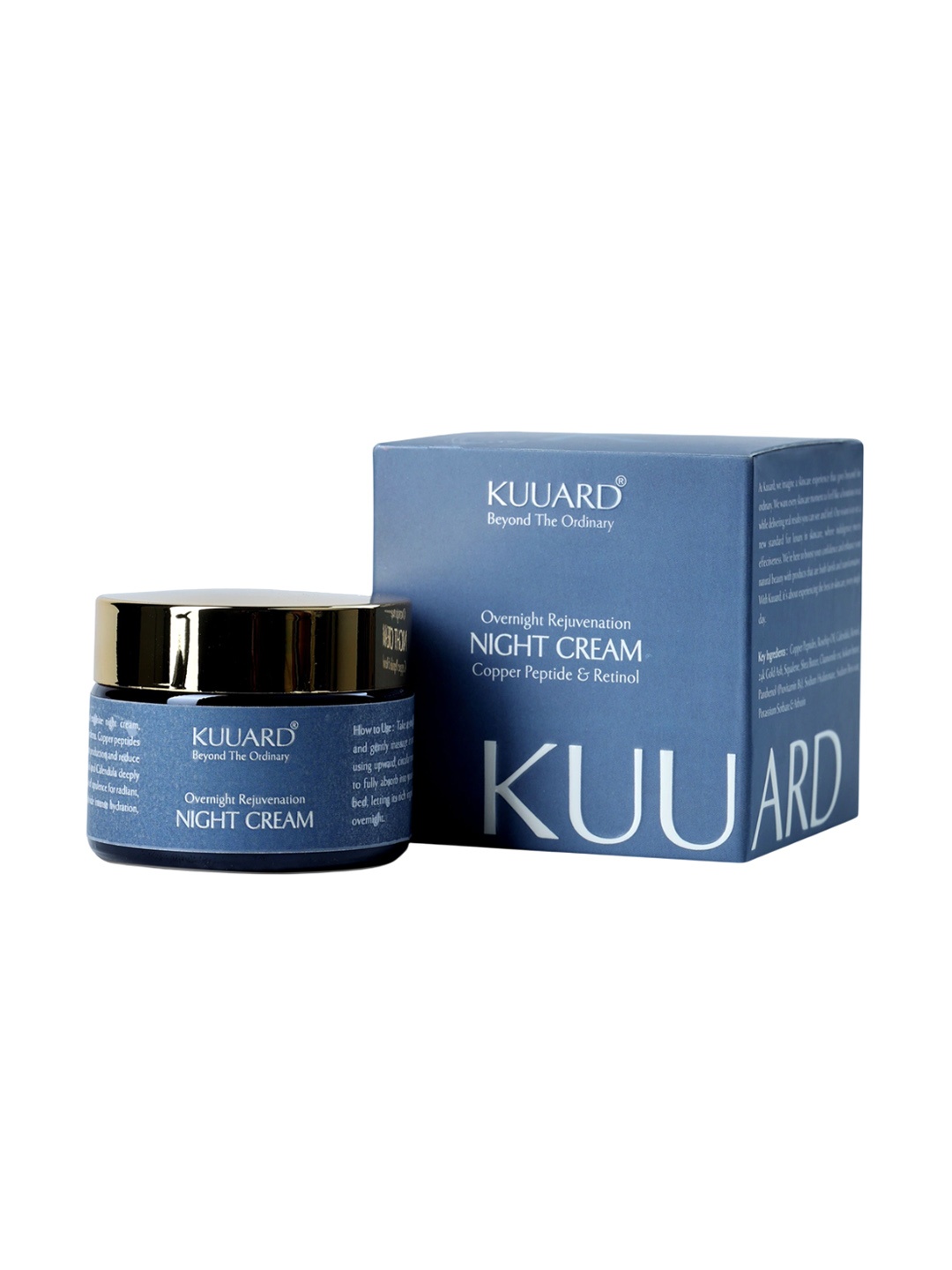 

Kuuard - beyond the ordinary Night Cream With Real 24k Gold - 50g, White