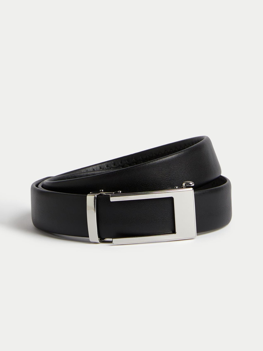 

Marks & Spencer Women Leather Belt, Black