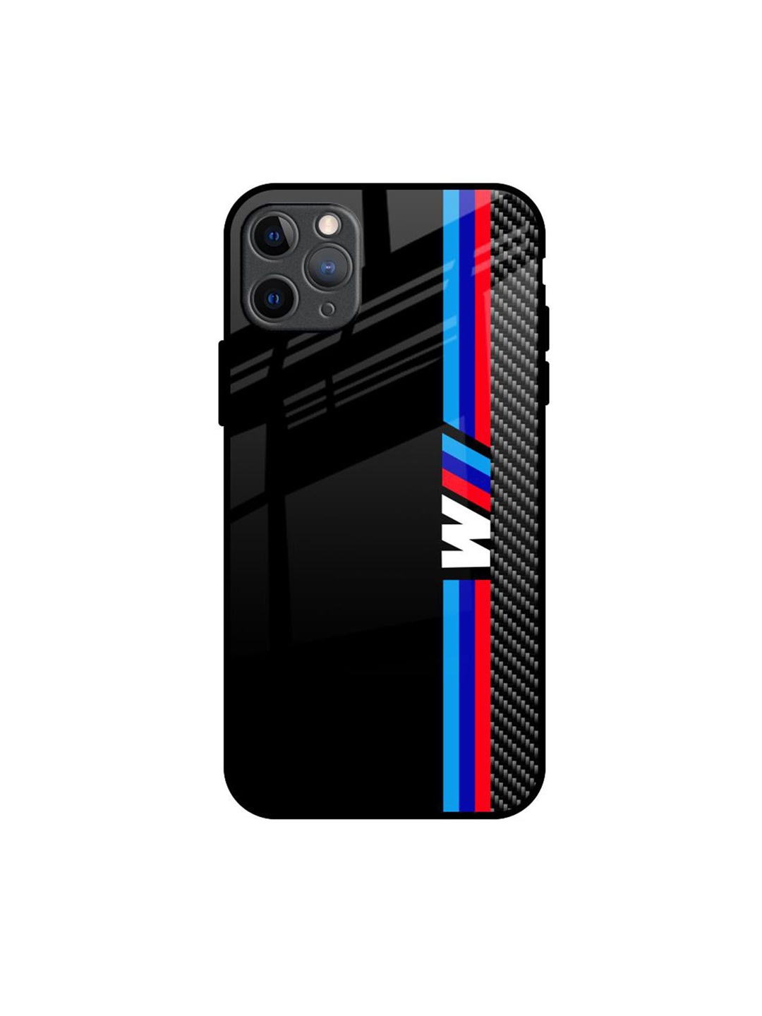 

QRIOH Automotive Art Printed iPhone 11 Pro Max Back Case, Black