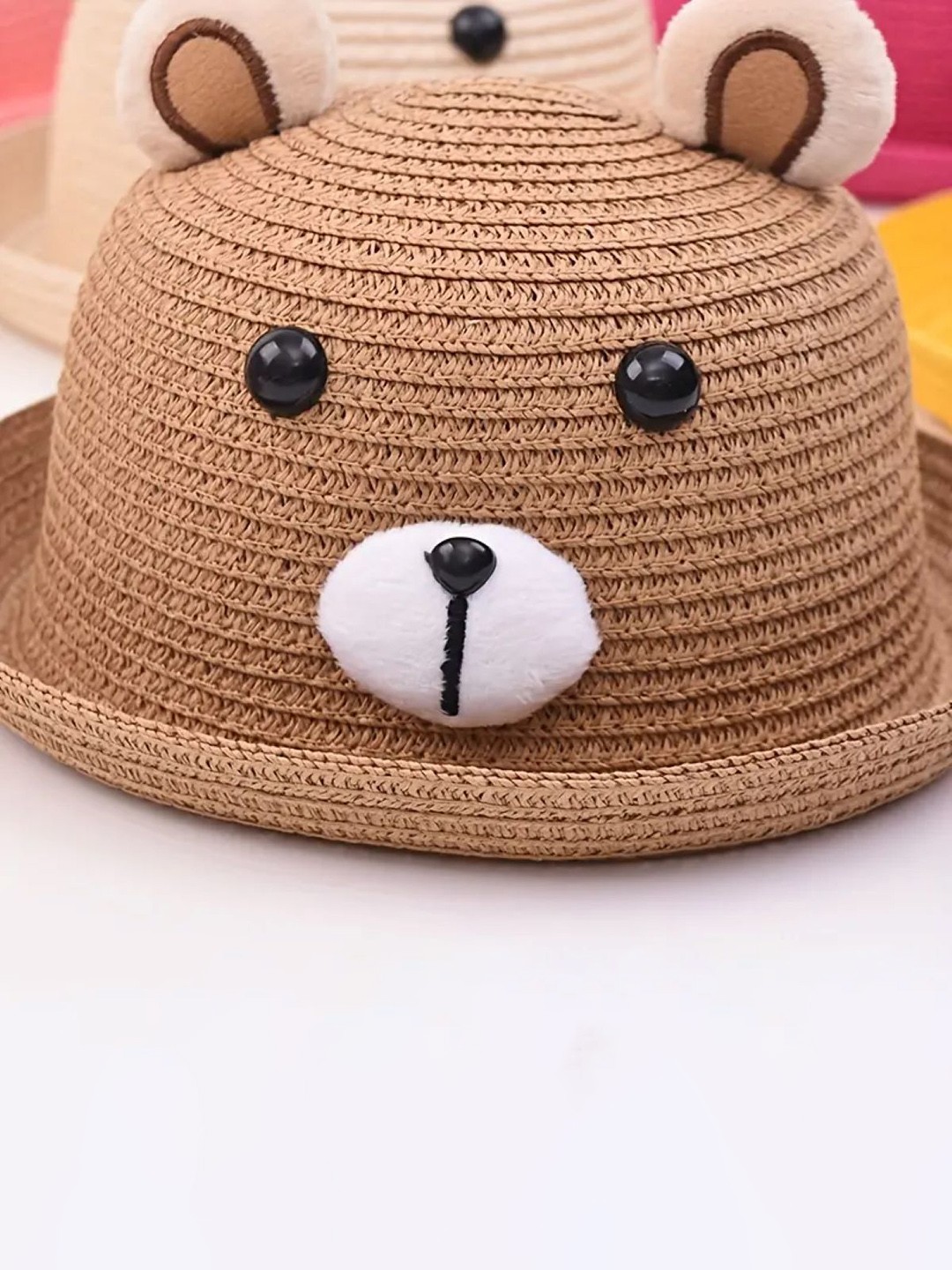 

Adorazone Boys Brown Self Design Fedora Hat