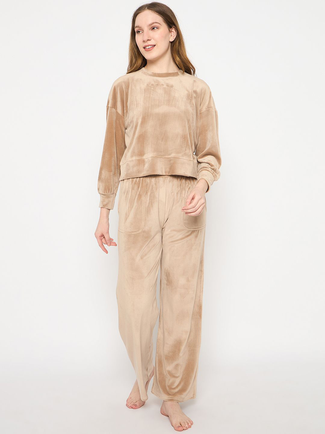 

Camey Women Night suit, Beige