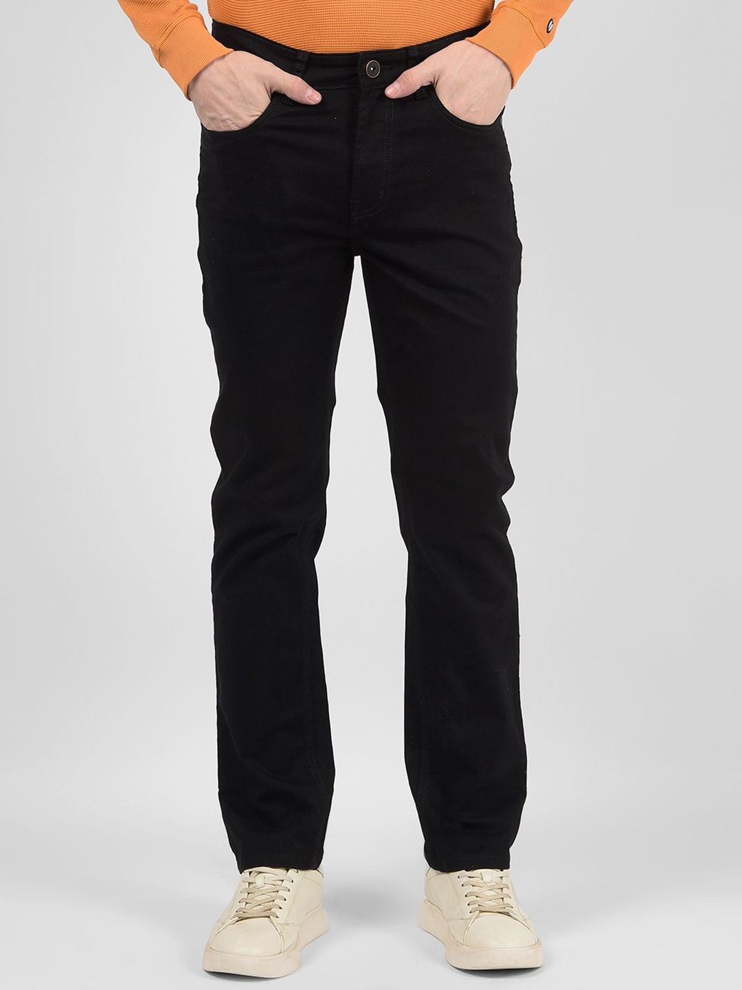 

Numero Uno Men Slim Fit Stretchable Jeans, Black