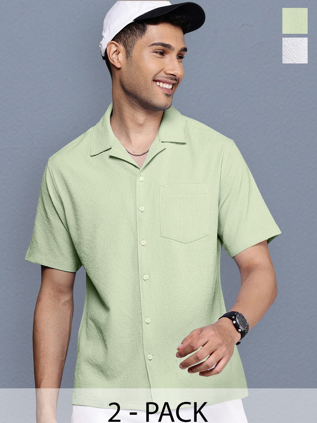 

Moda Rapido Men Standard Opaque Casual Shirt, Multi