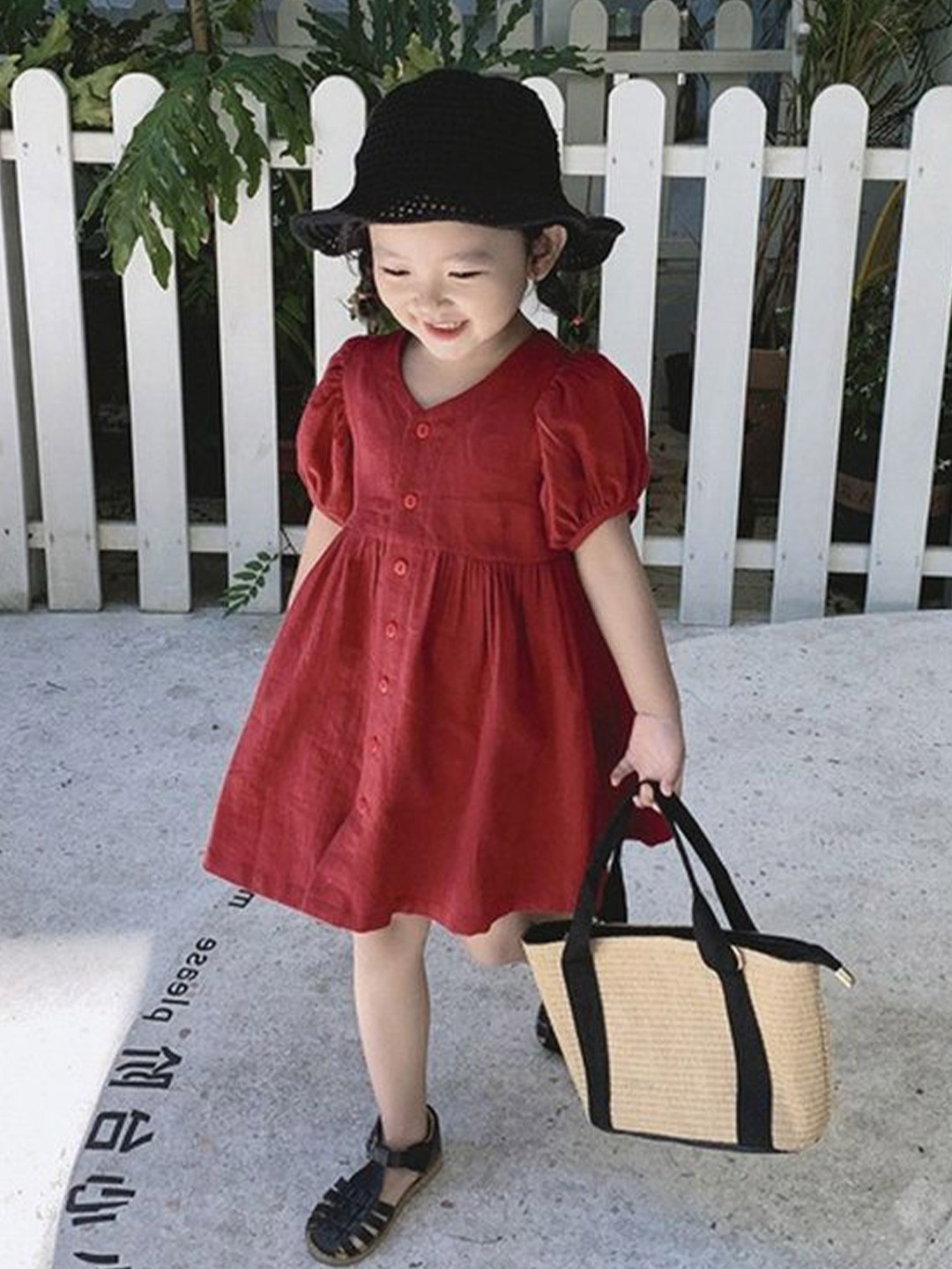 

LULU & SKY A-Line Dress, Red