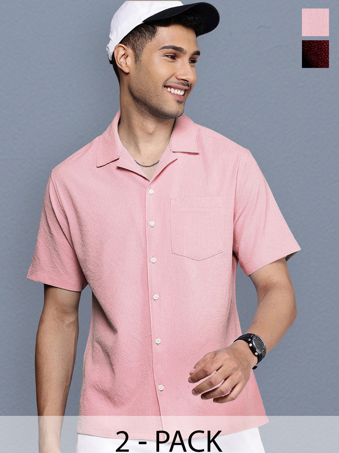 

Moda Rapido Men Standard Opaque Casual Shirt, Multi