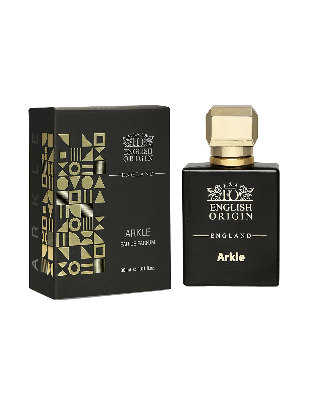

English Origin Men Arkle Amber Woody Spray Long Lasting Eau De Parfum - 30 ml, Black