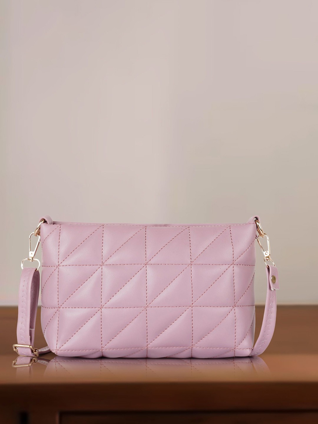 

YOYOWING Structured Sling Bag, Pink