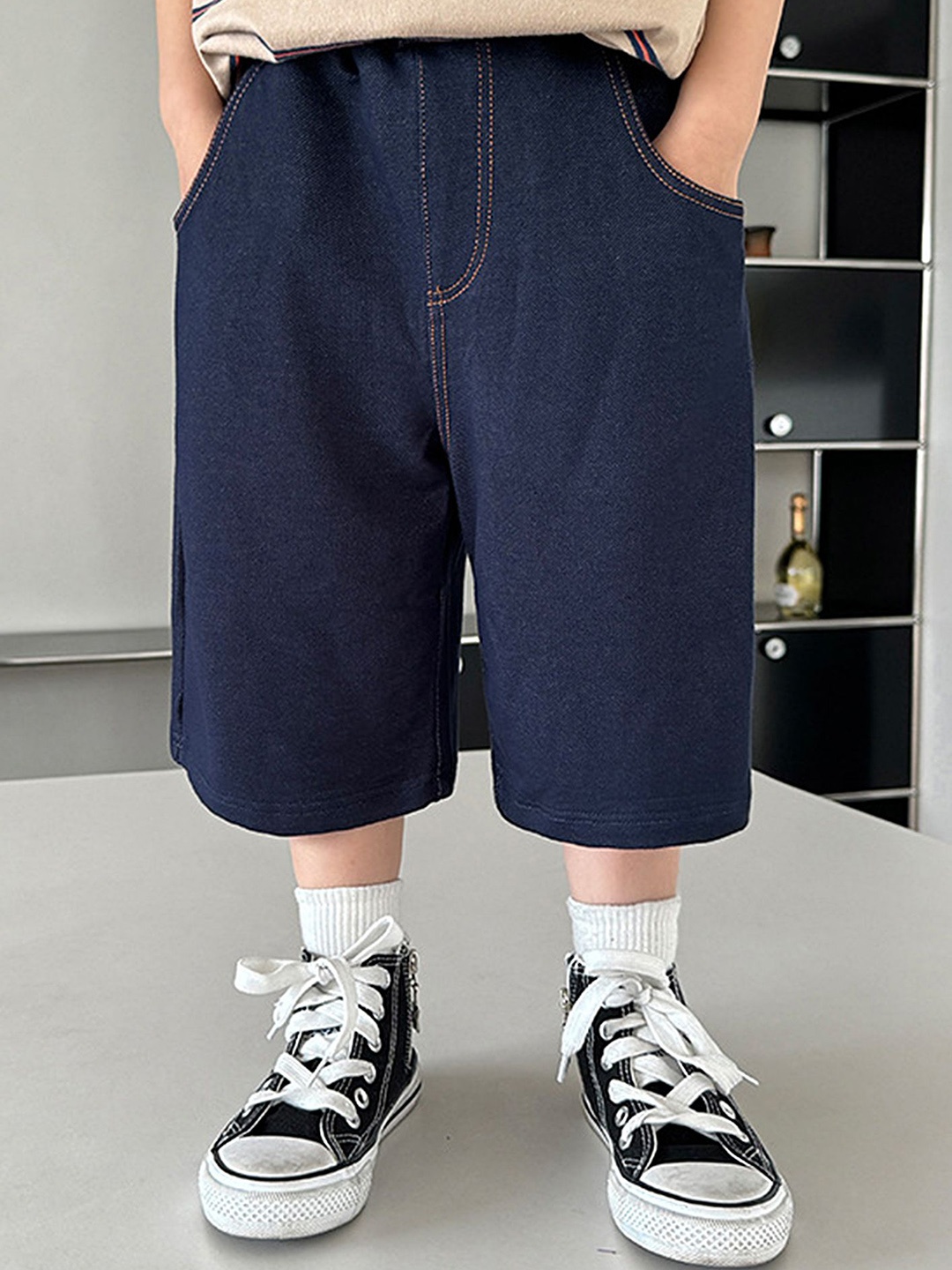 

LULU & SKY Boys Shorts, Blue