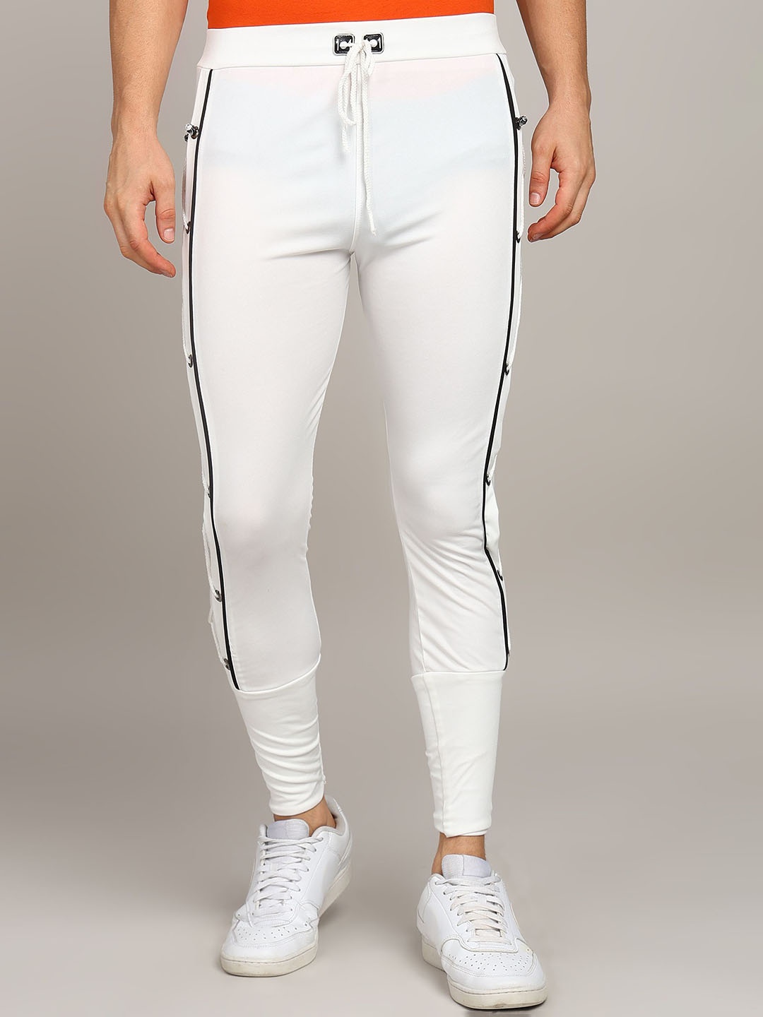 

MARK VIEW Men Dry-Fit Track Pants, White