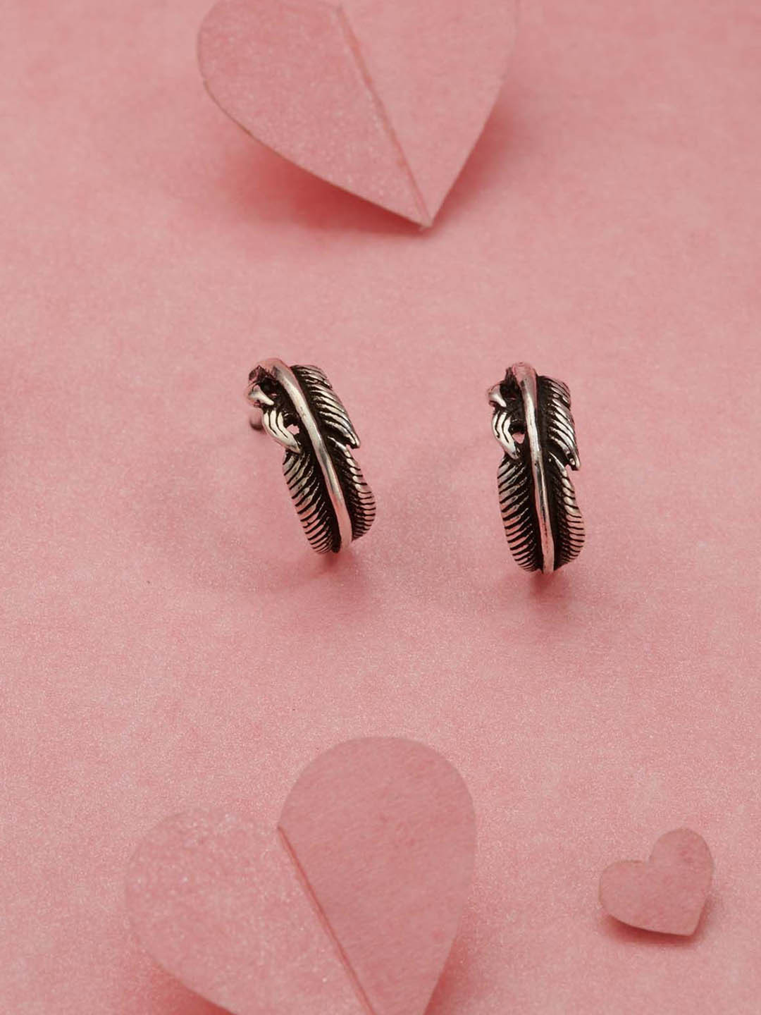 

Gargi by P. N. Gadgil & Sons 92.5 Sterling Silver Contemporary Studs