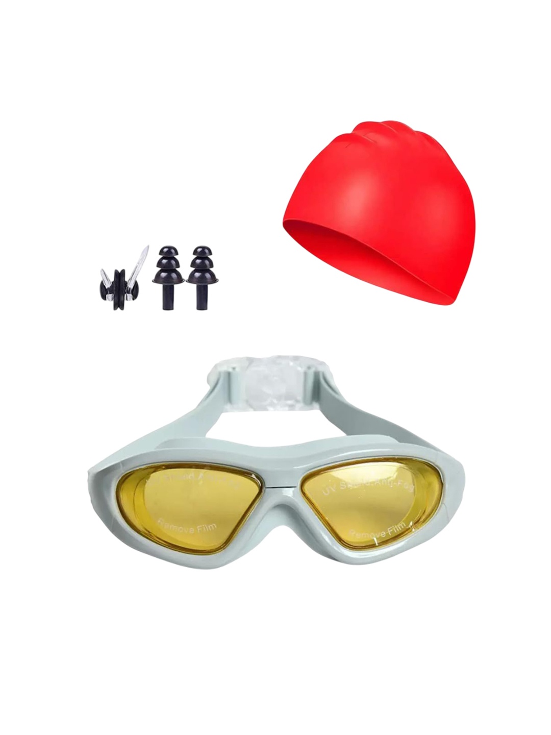 

ARROWMAX Swimming Goggles Combo Kit, Yellow