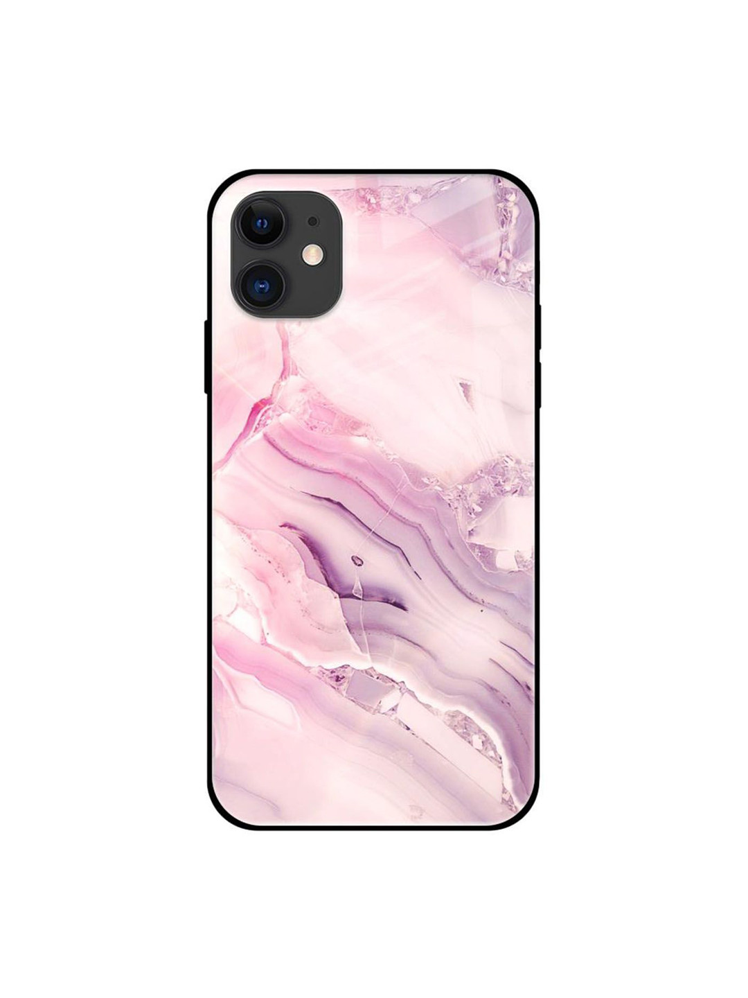 

QRIOH Quirky Printed iPhone 12 Back Case Mobile Accessories, Purple