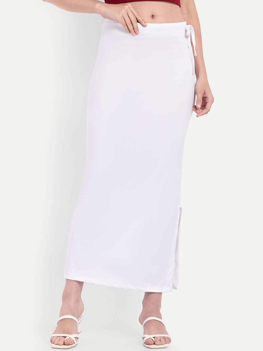 

Bureaucrat Mid-Rise Saree Shapewear, White