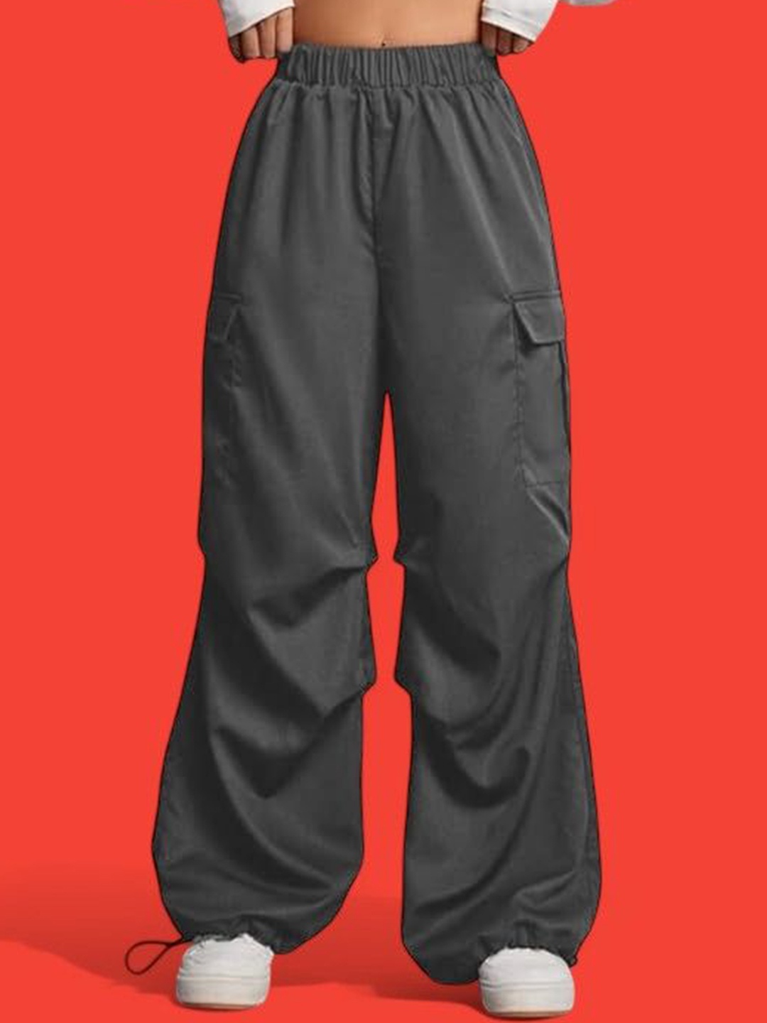 

TABADTOD Women Relaxed Loose Fit Easy Wash Joggers Trousers, Grey