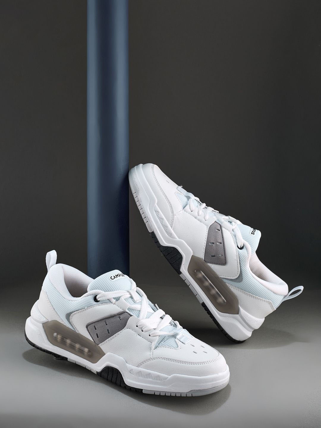 

Campus Men Colourblocked Sneakers, White