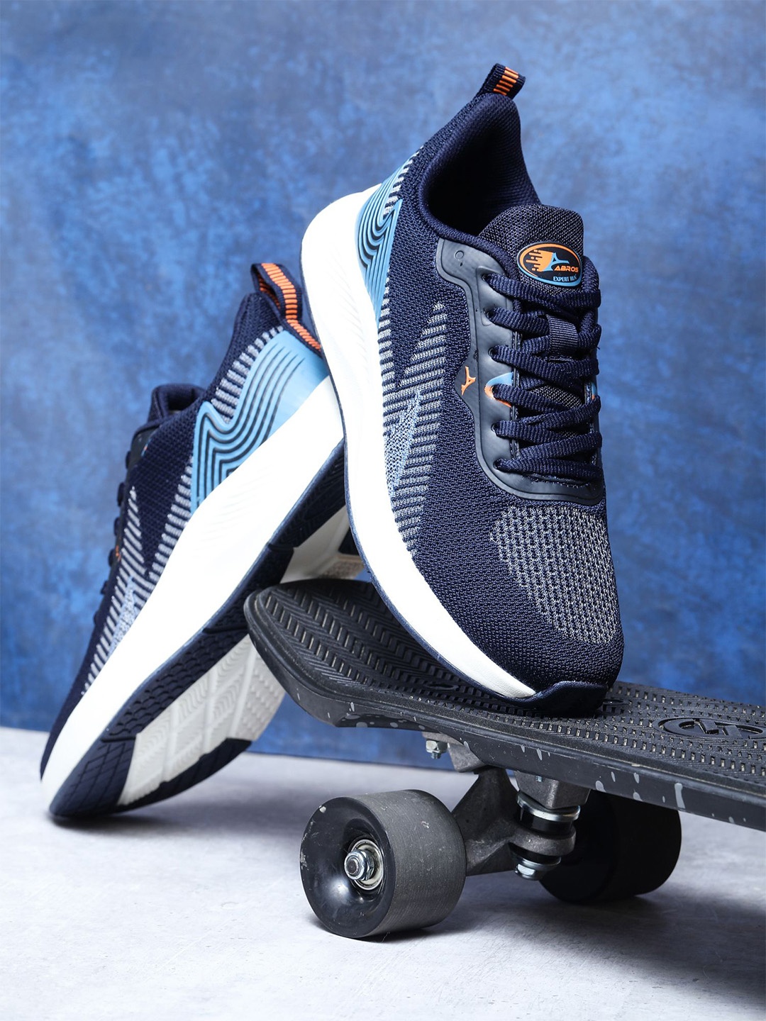 

ABROS Men Mesh Running Shoes, Navy blue