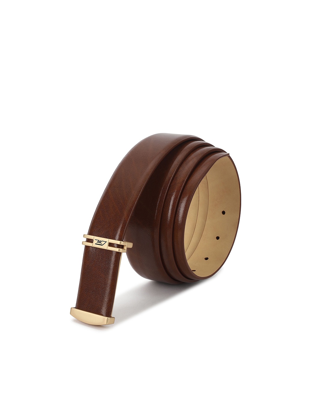 

GIL Men Leather Formal Belt, Tan