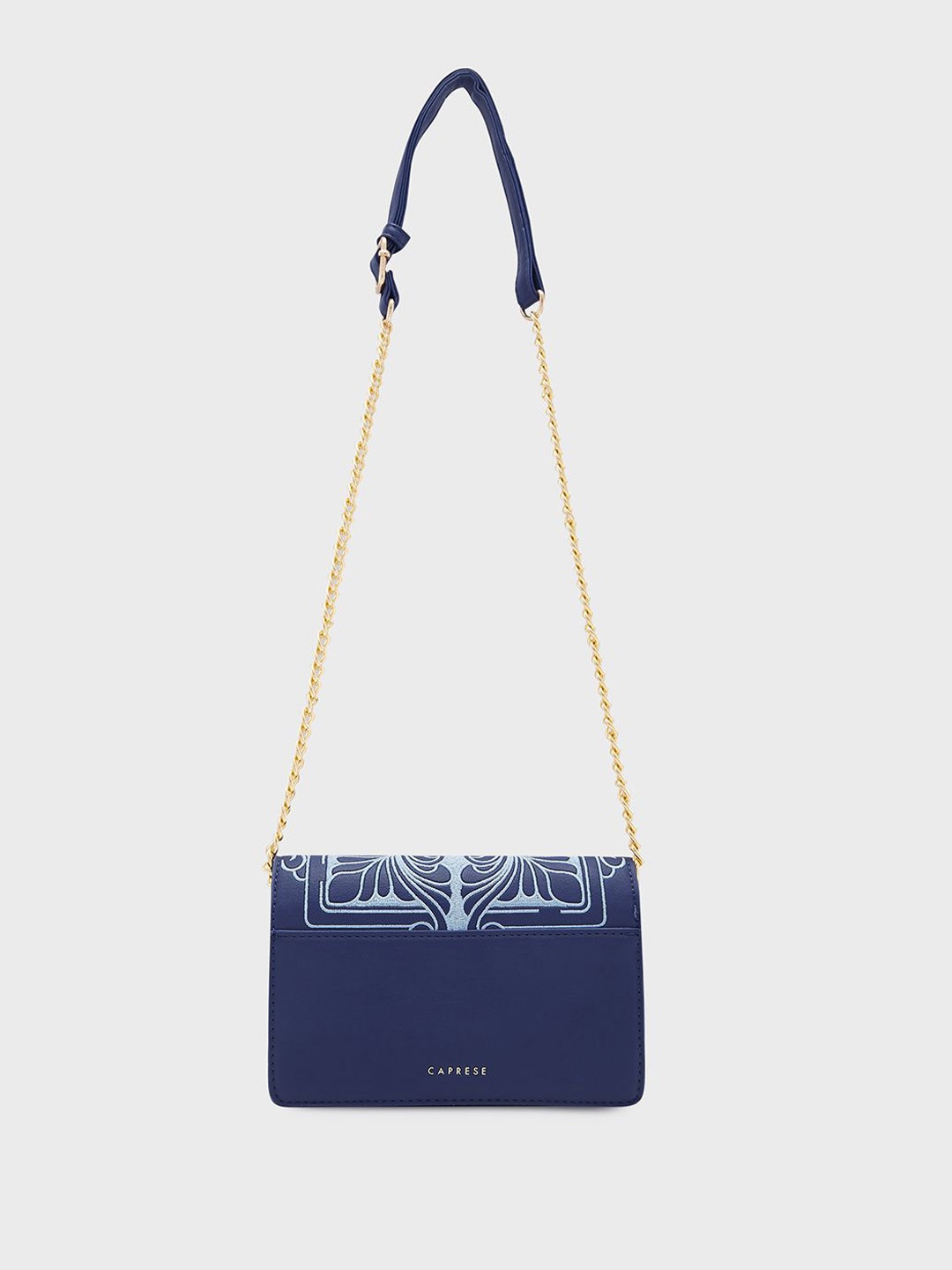

DressBerry X CAPRESE Structured Shoulder Bag, Blue