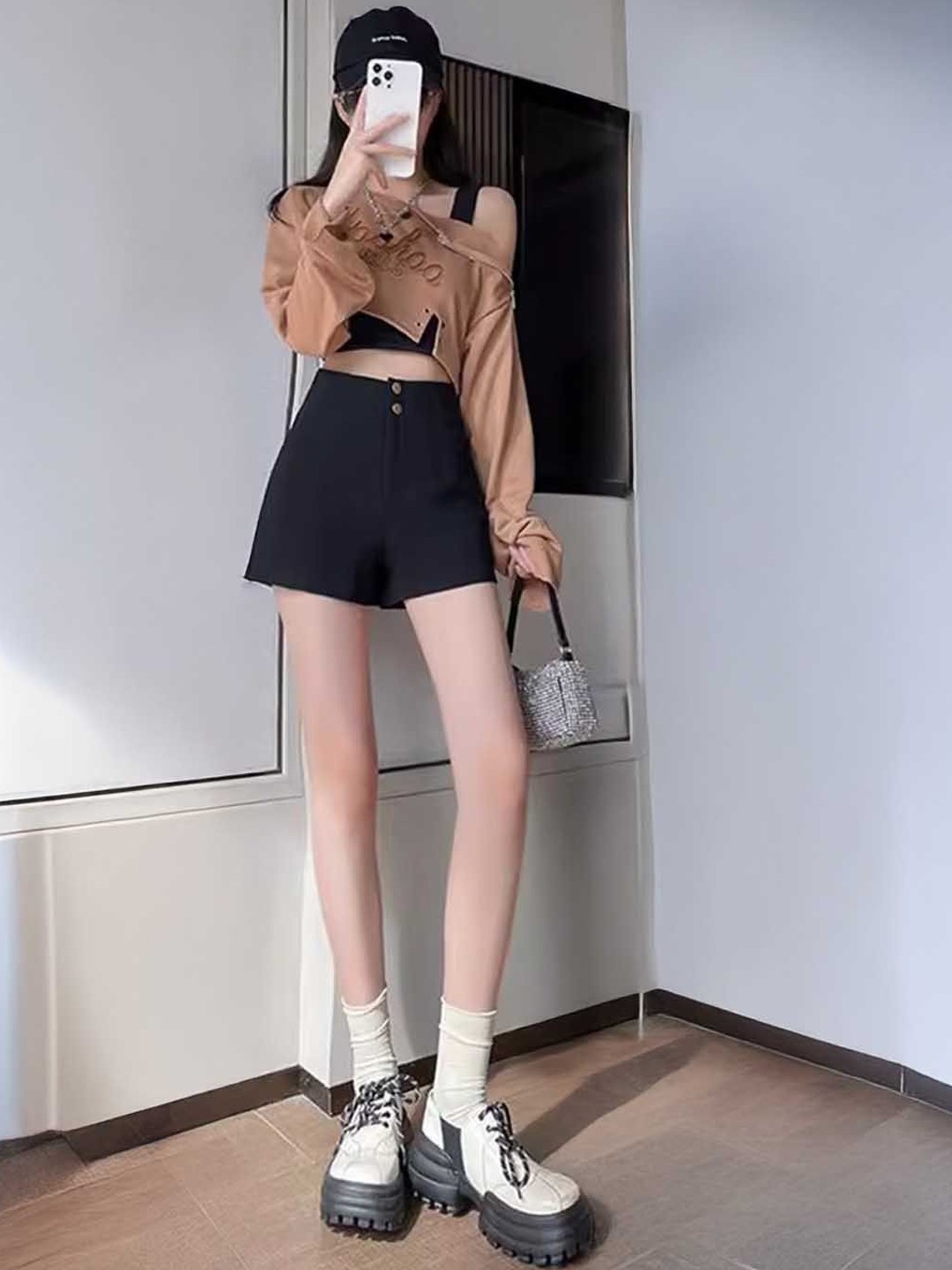 

StyleCast Women Shorts, Black