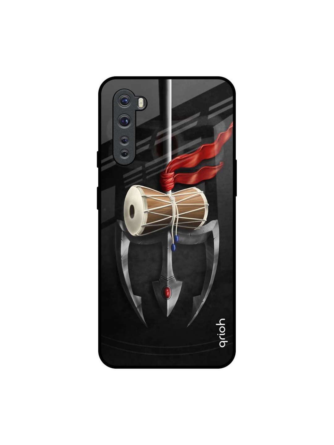 

QRIOH Power Of Lord Printed OnePlus Nord Back Case, Black