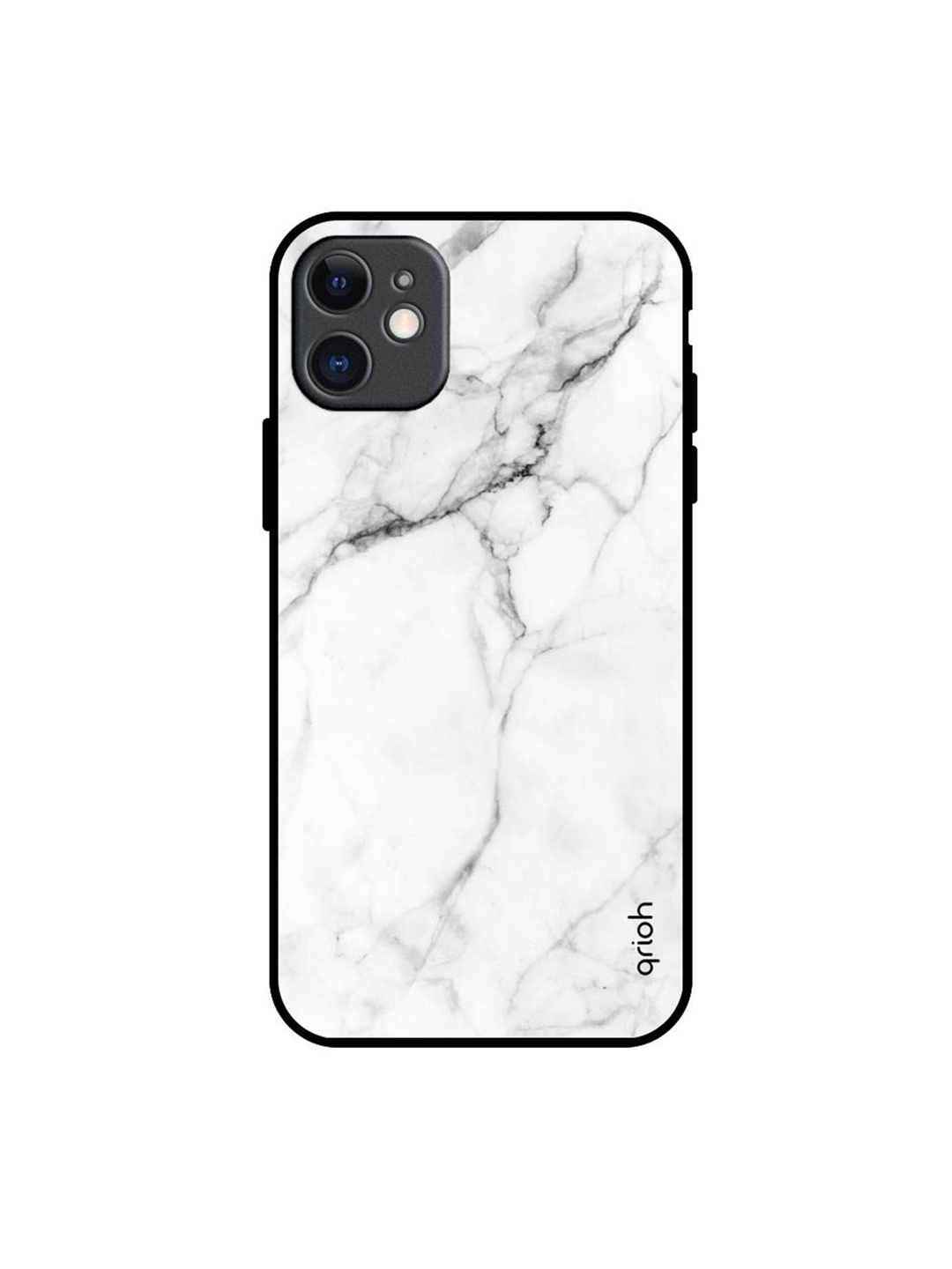 

QRIOH Modern White Marble Printed iPhone 11 Back Case