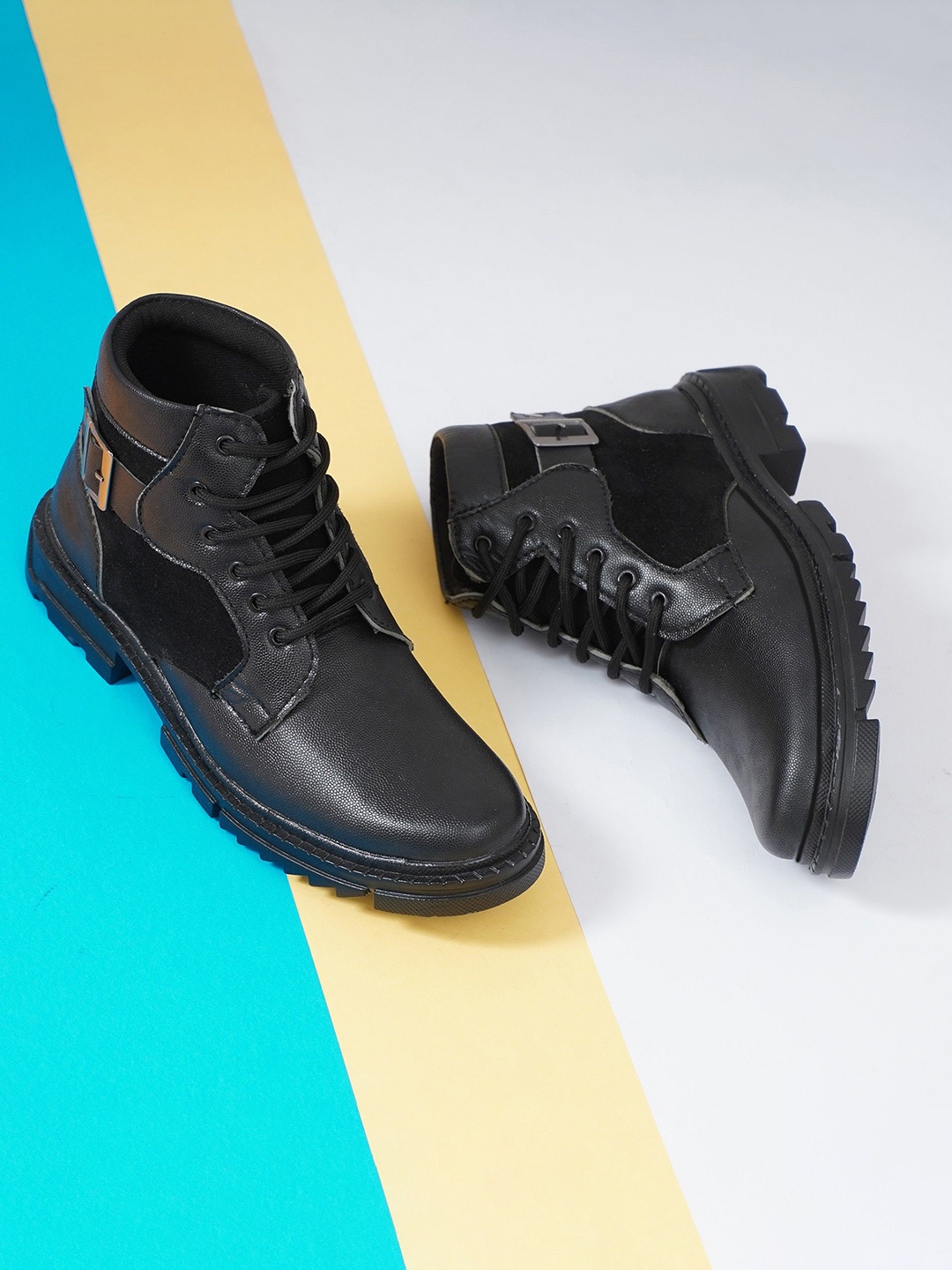 

Killer Men Round Toe Regular Boots, Black