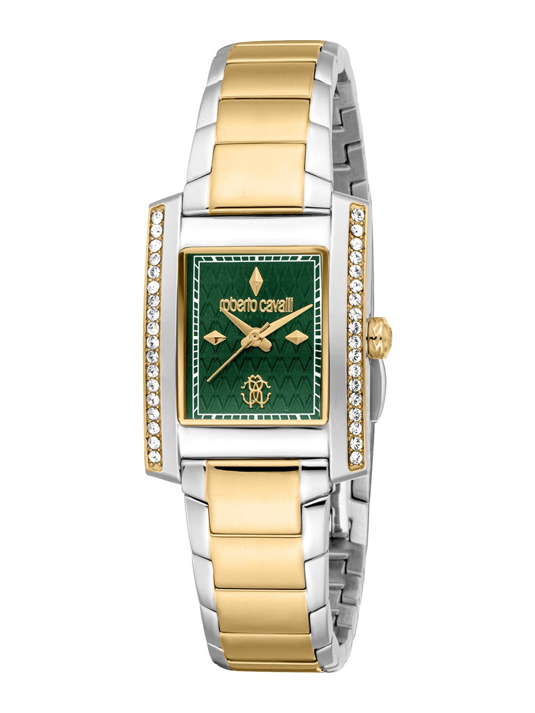 

Roberto Cavalli Women Dial & Stainless Steel Bracelet Style Straps Analogue Automatic Watch RC5L120M0095, Multi