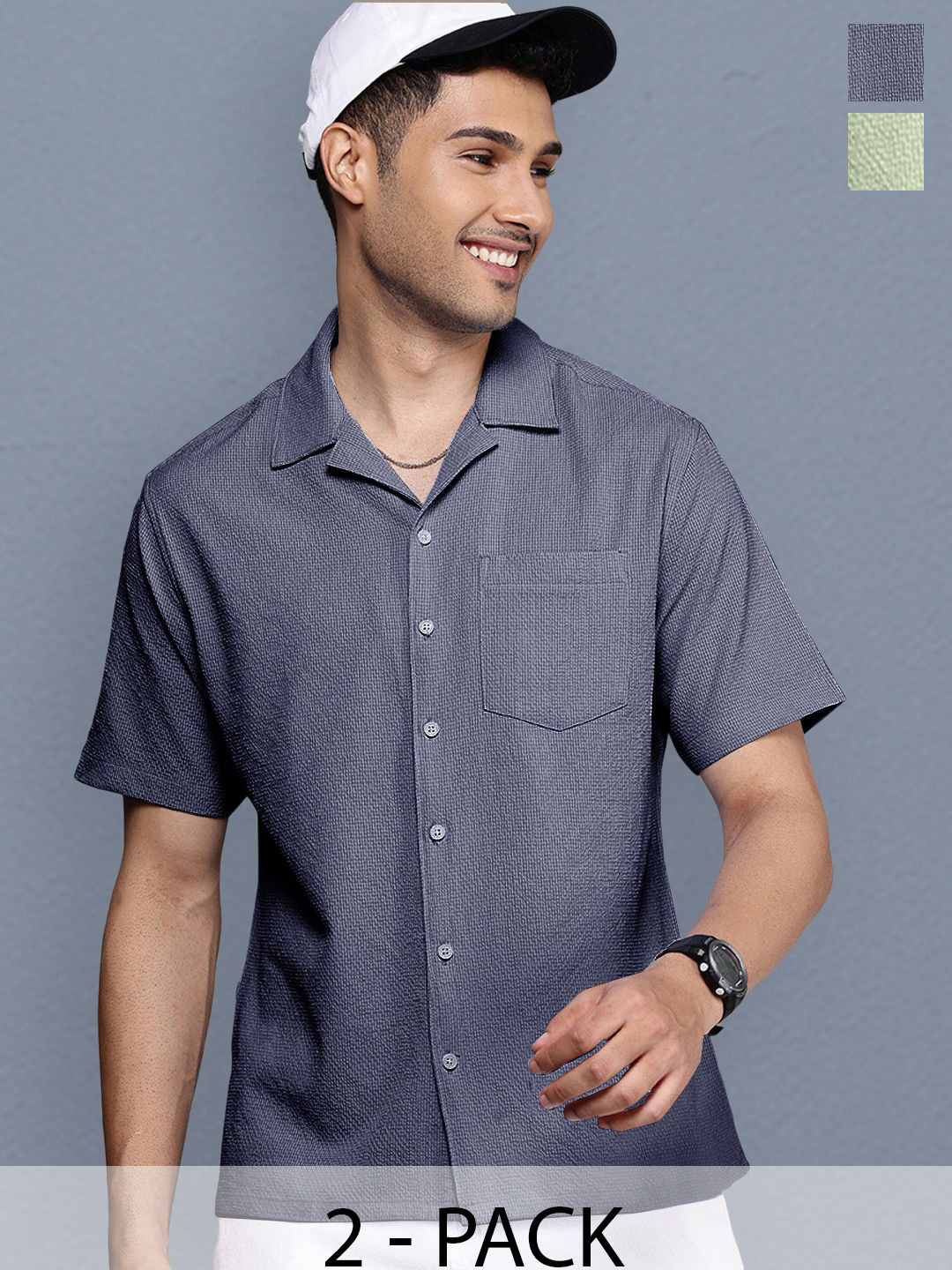 

Moda Rapido Men Standard Opaque Casual Shirt, Multi