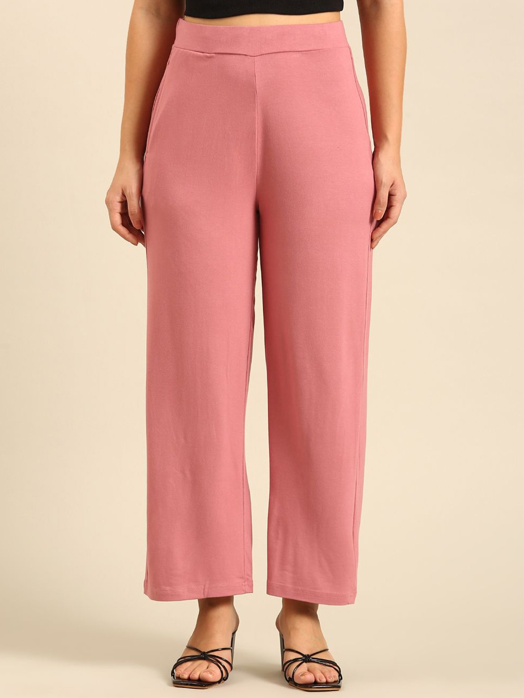 

De Moza Women Trousers, Pink