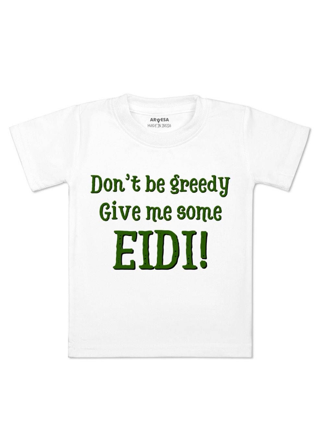 

Arvesa Give Me Some Eidi Printed Regular Fit Tshirt, White