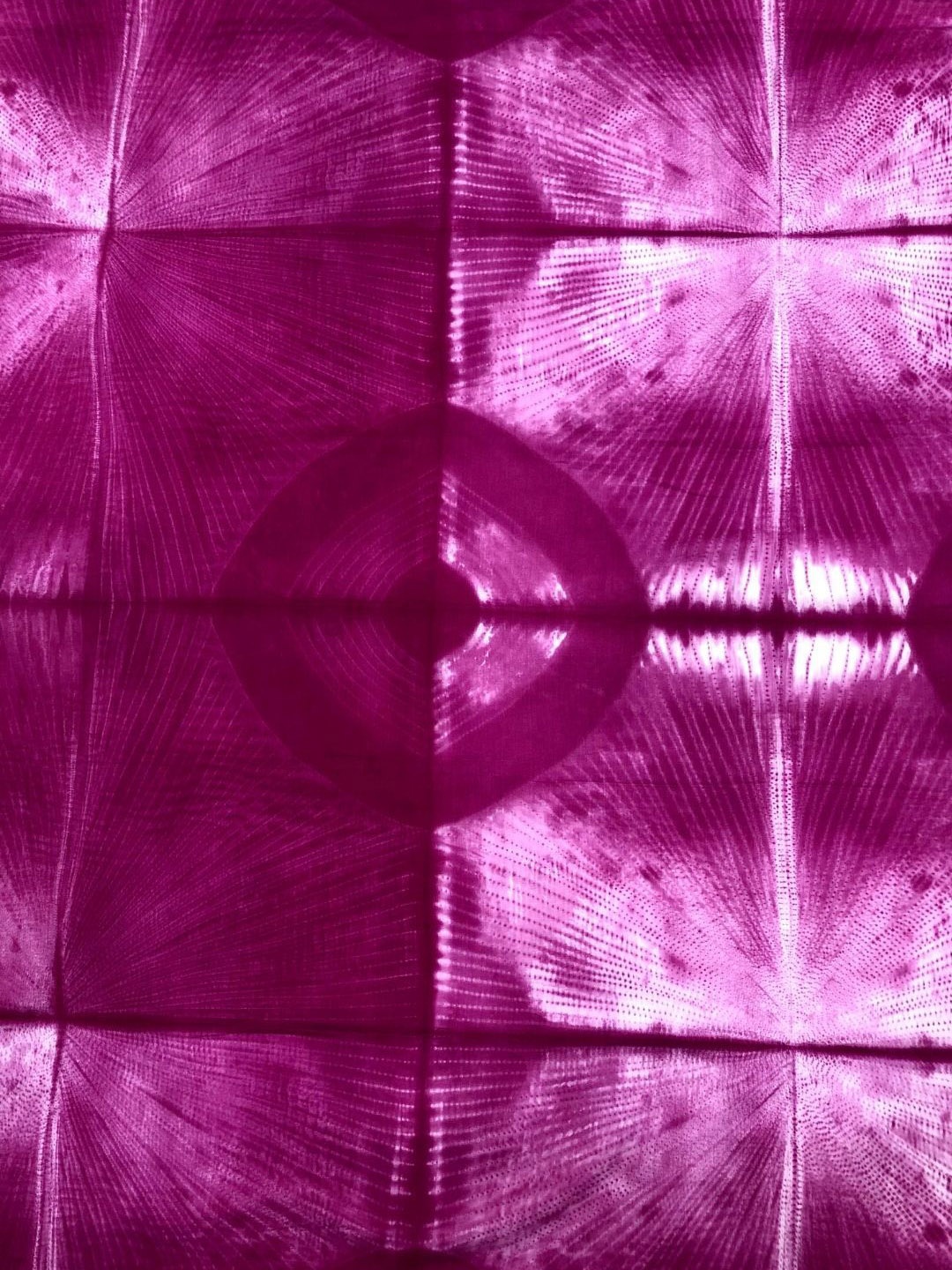 

PALASH Geometric Shibori Dyed Pure Cotton Unstitched Dress Material, Magenta
