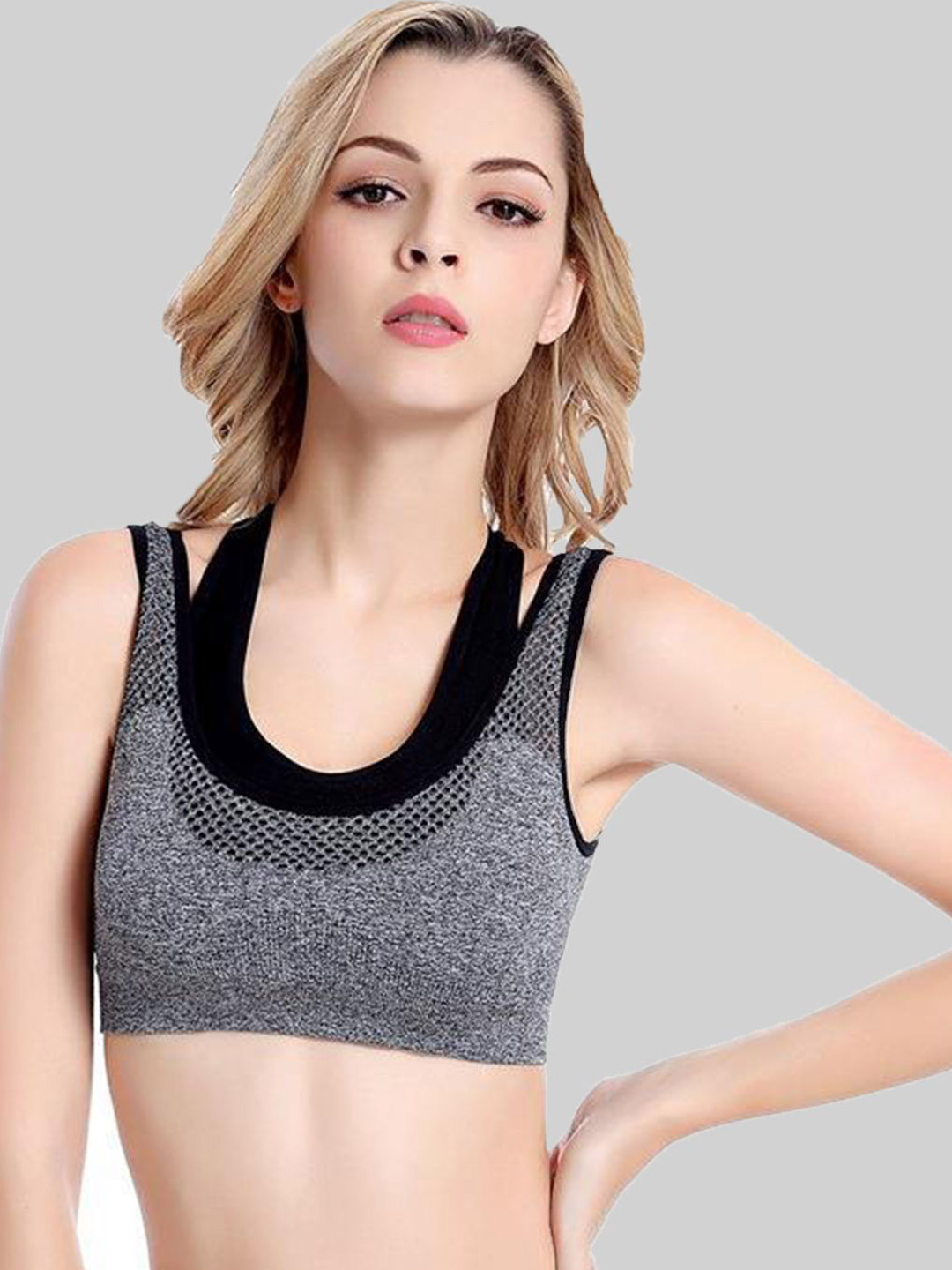 

Tesmezy Bra Full Coverage Lightly Padded, Black