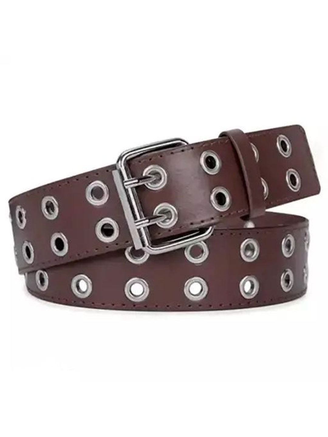 

Provogue Men Textured Belt, Brown