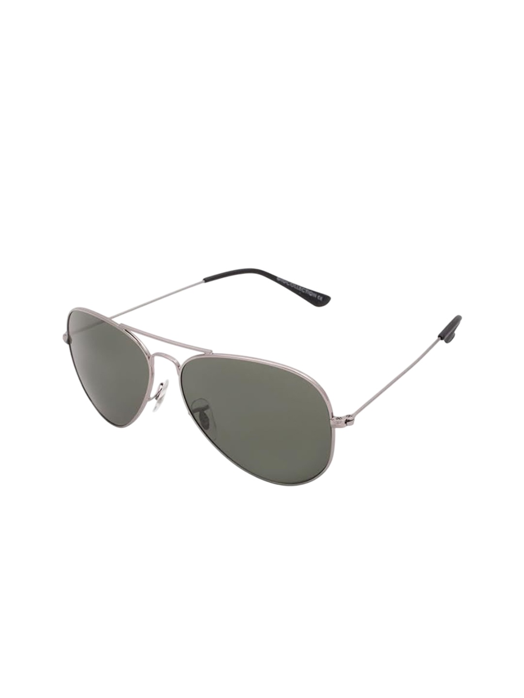 

GIO COLLECTION Unisex Oval Sunglasses with UV Protected Lens, Grey