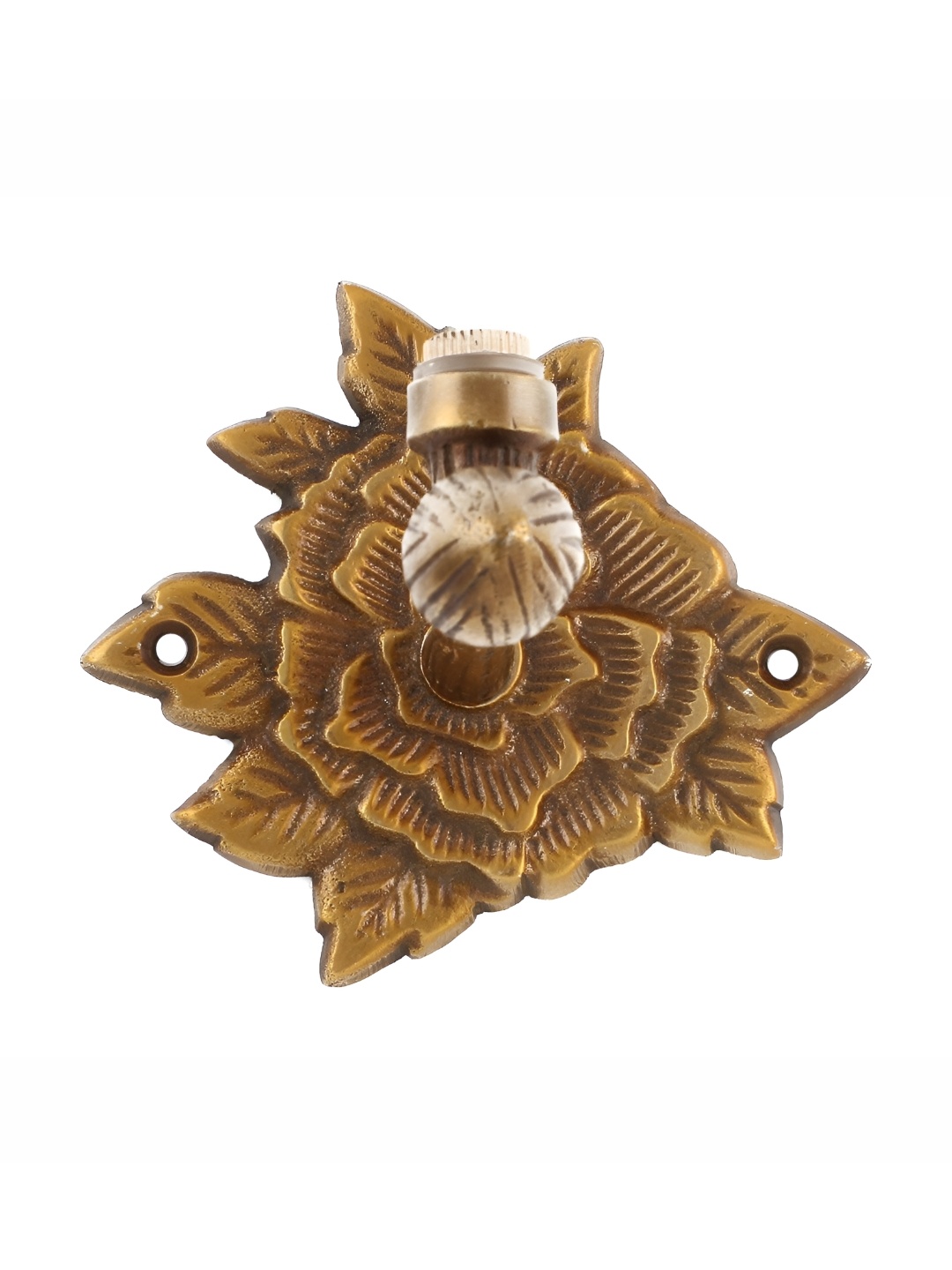 

Indianshelf Gold-Toned Bird Textured Brass Wall Hanging Plant Holder Bracket