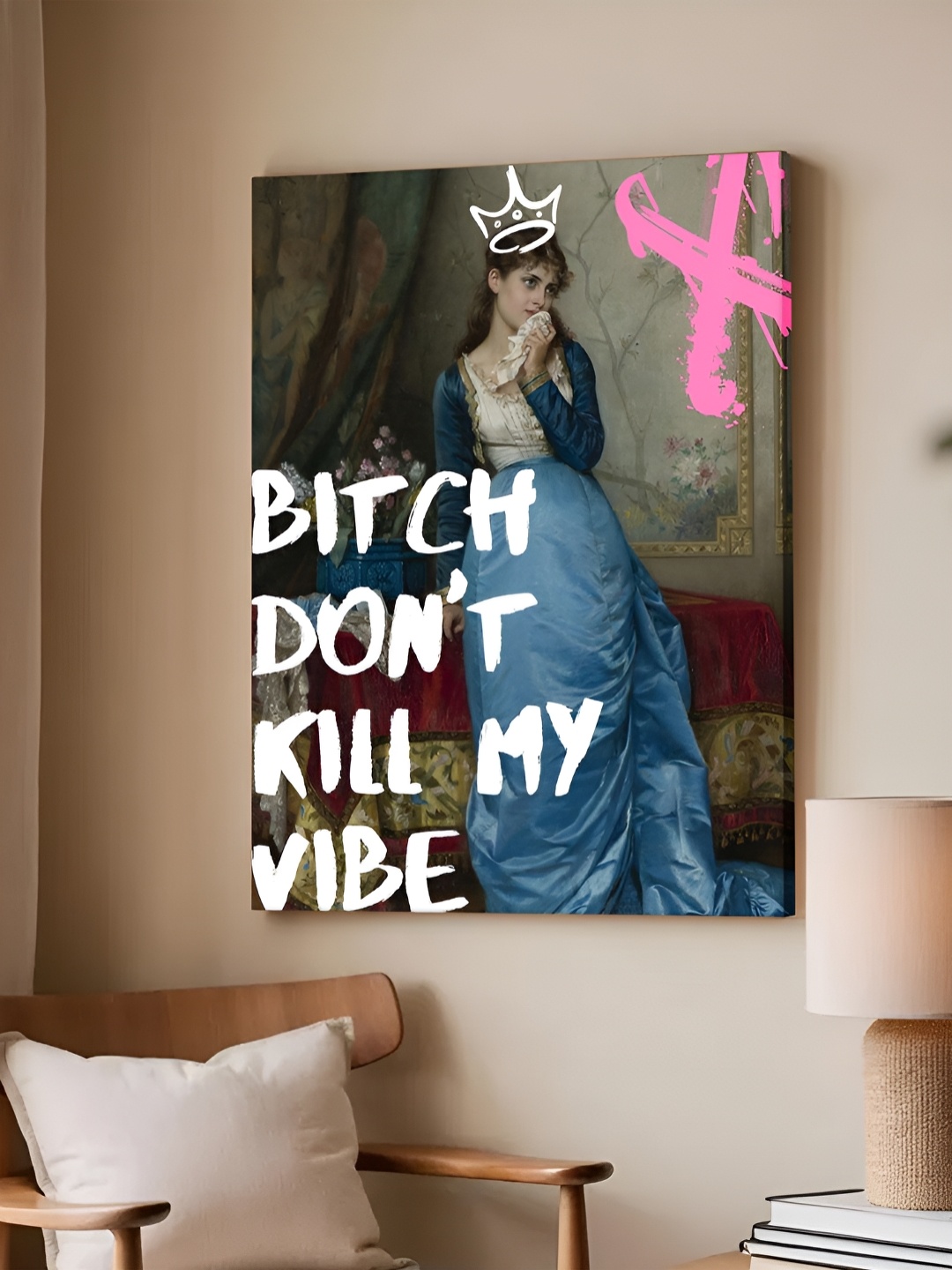 

Art Street Blue & White 1 Piece Canvas Other Wall Paintings