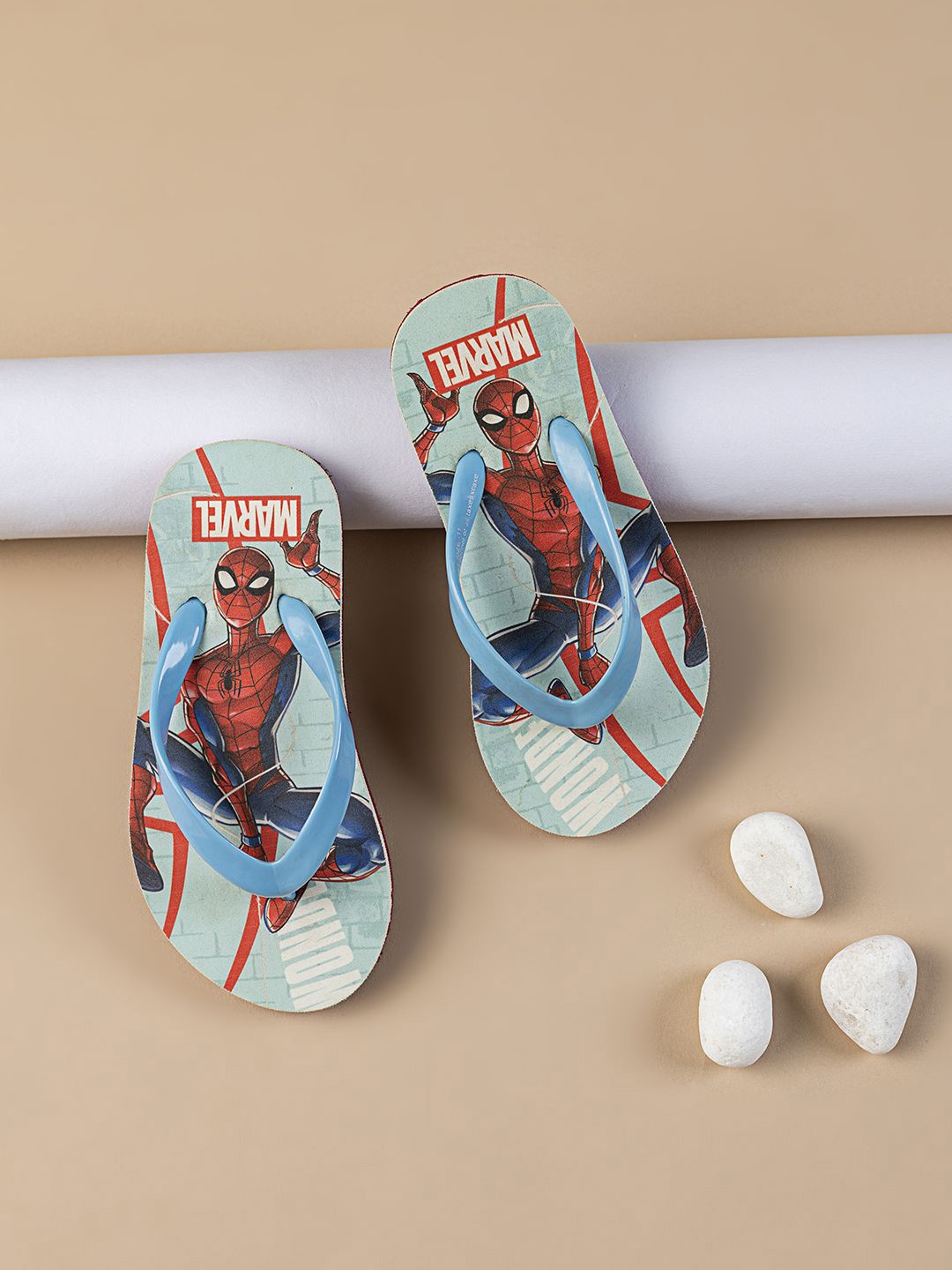 

toothless Boys Printed Rubber Thong Flip-Flops, Blue