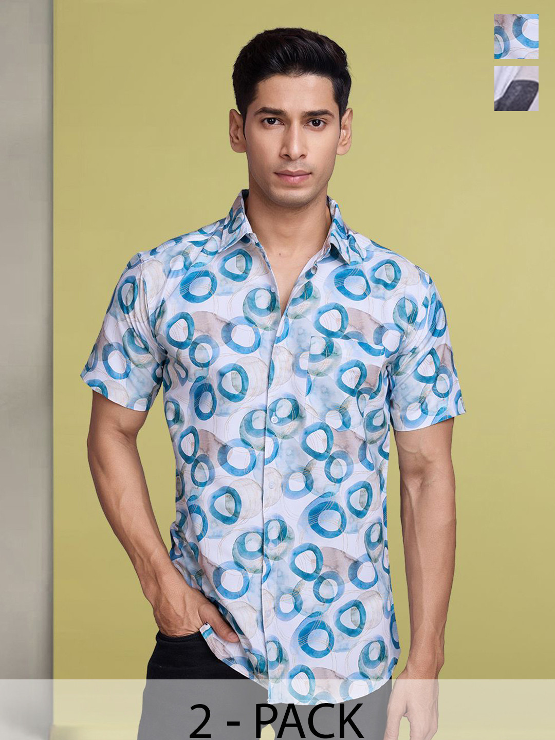 

Moda Rapido Men Standard Floral Opaque Printed Casual Shirt, Multi