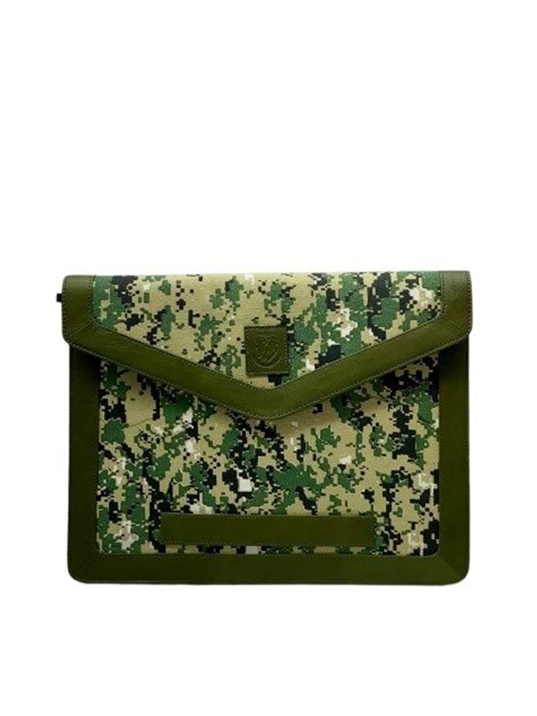 

Abelardo De Moda Unisex Printed Leather Laptop Sleeve, Green