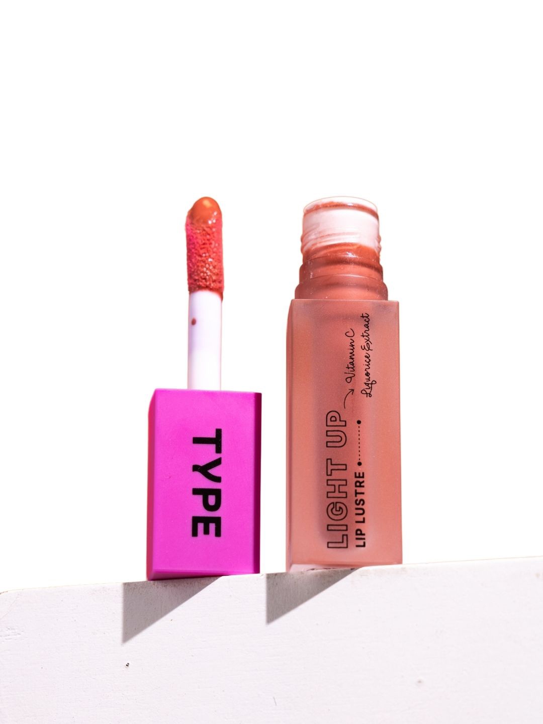 

TYPE BEAUTY INC Light Up Non Stick Lip Gloss With Vitamin C - 4 ml - Obsession 406, Peach